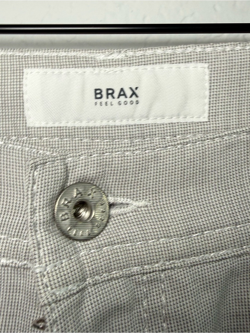 BRAX Cooper Fancy Men’s 36x32 Gray Stretch 5-Pocket Pants Regular Fit - Picture 3 of 12